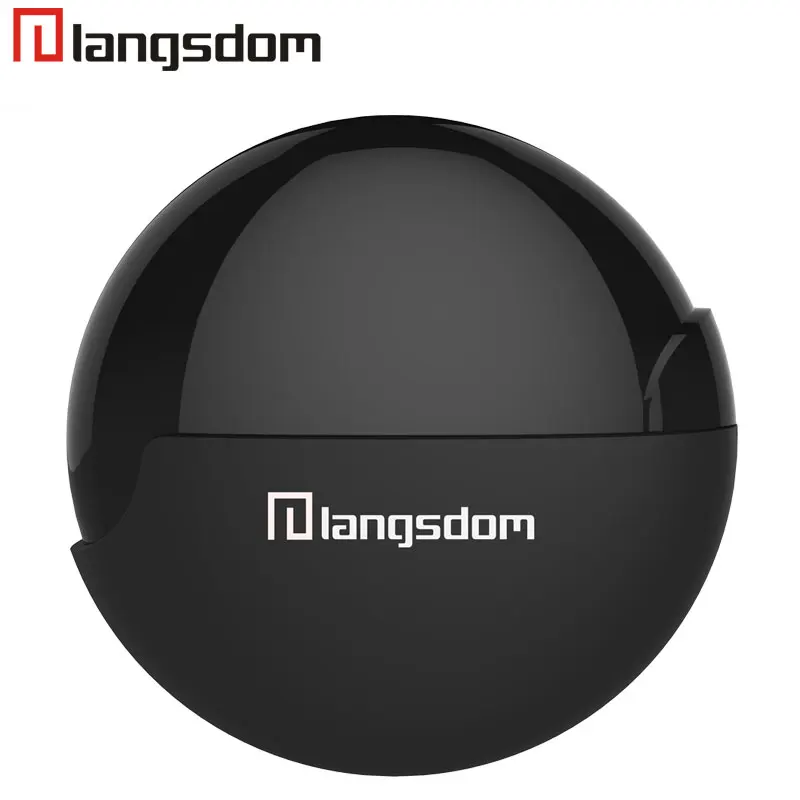 

Langsdom Headset Box UFO Storage Box Multifunctional Frosted surface Carrying Bag wired in-ear Earphone Accessories Storage Box
