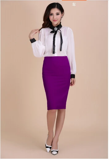 H&M purple pencil skirt - Stylish Petite