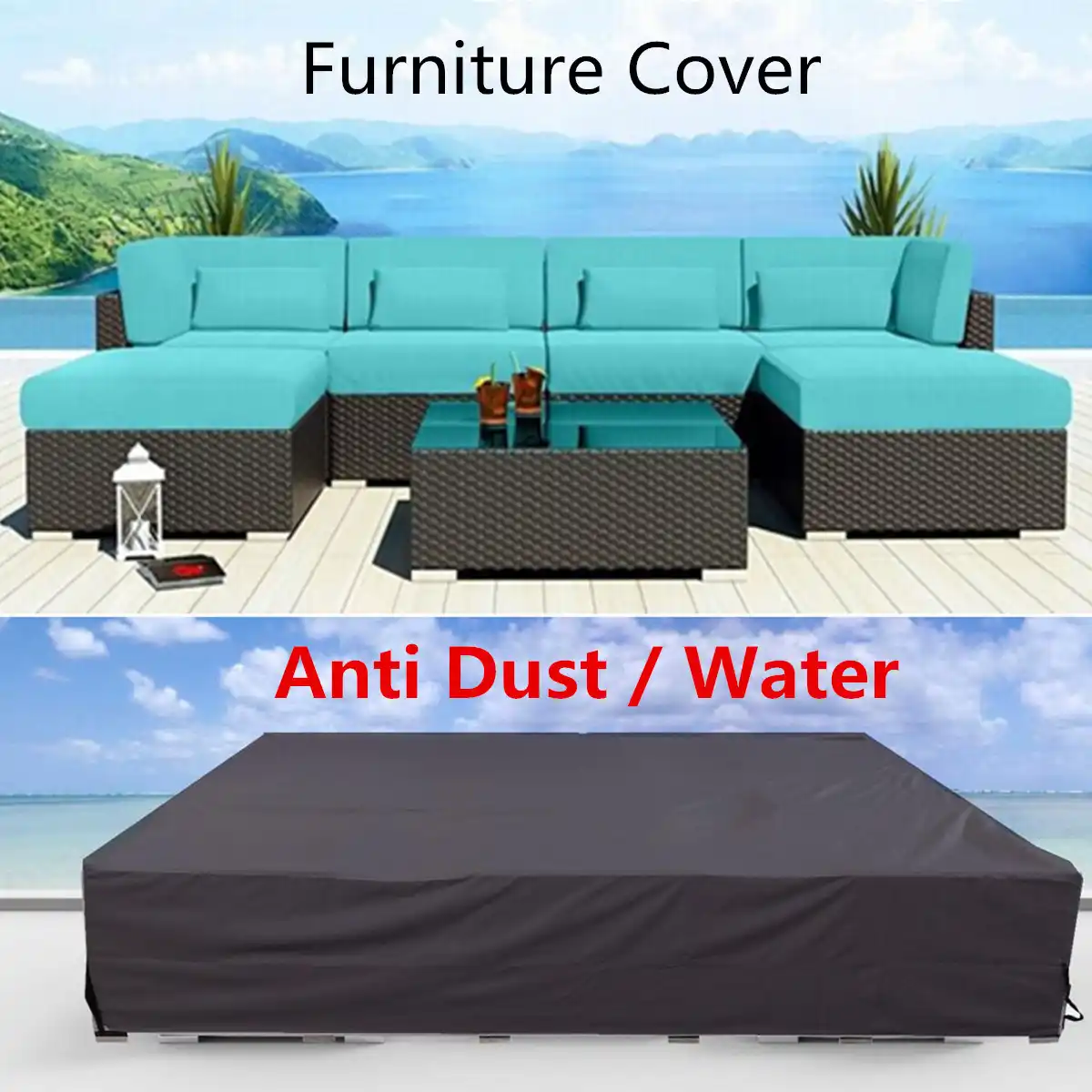 Waterproof Outdoor Garden Furniture Cover Sun Rain Protector Sofa Protection Set Garden Patio Rain Snow Dustproof Covers All Purpose Covers Aliexpress