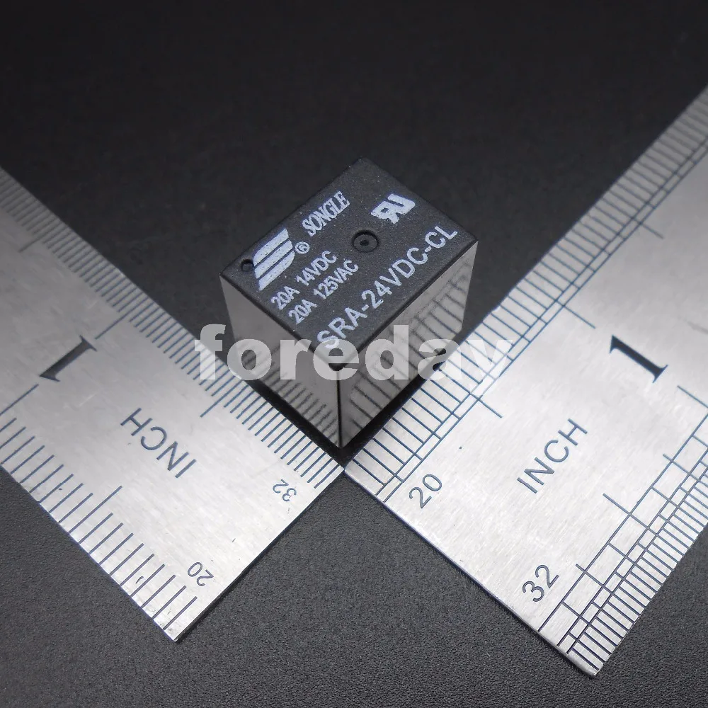 Jual 10Pcs 24V 20A Dc Power Relay Sra-24Vdc-Cl 5Pin Pcb Type In - Kota