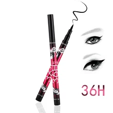 Черная водостойкая жидкая подводка для глаз быстросохнущая ручка долговечная подводка для глаз очень тонкая мягкая насадка для макияжа