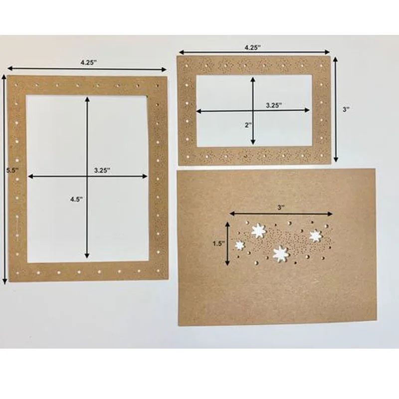 Прямоугольная квадратная рамка металлический трафареты для пресс-формы для DIY Скрапбукинг декоративная тиснение бумажные карточки ручной