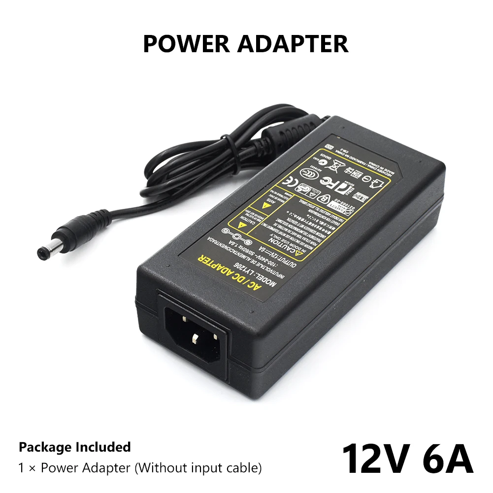 AC 100 240 В в DC 5 5A/6A/8A 12 5A/6A/7A/8A адаптер питания зарядное устройство освещение