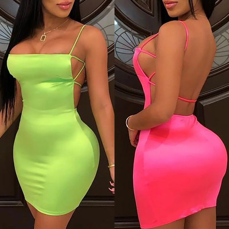 Omsj Summer Street Neon Green Pink Bodycon Mini Dresses Vestidos Sexy Package Hips Mini Womens Party Club Dress 2021 Mini Dress - Dresses - AliExpress Omsj Summer Street Neon Green Pink Bodycon Mini Dresses Vestidos Sexy Package Hips Mini Womens Party Club Dress 2021 Mini Dress - Dresses - AliExpress
