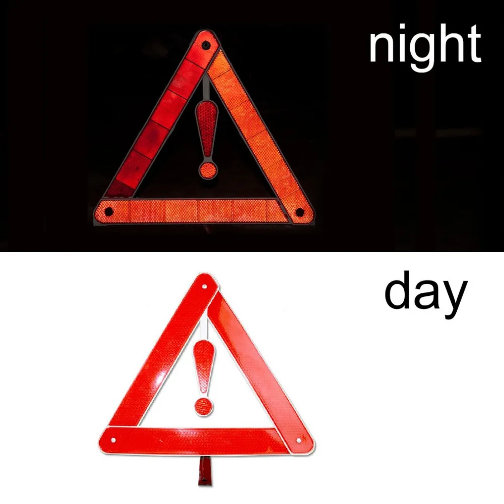 uxcell/® Roadside Emergency Parking Reflective Folding Triangle Warning Sign