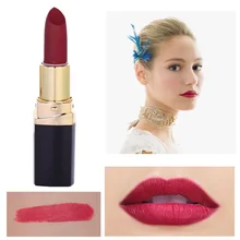 12 шт./лот губная помада бархат губы оттенок матовая помада для губ брендовая Косметика Сексуальная губы телесный Пигмент матовый блеск для губ тату макияж