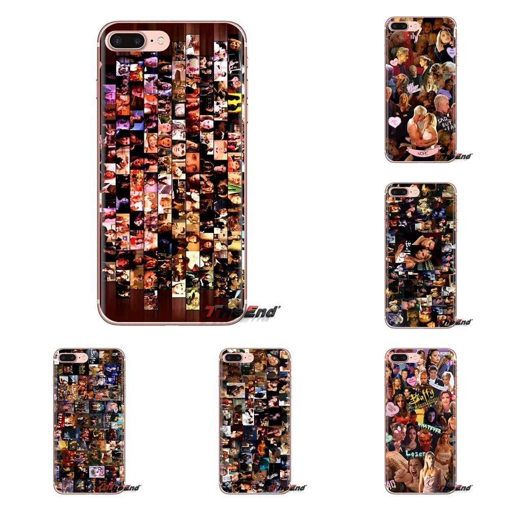 Прозрачный чехол из ТПУ для Xiaomi Redmi 4A S2 Note 3 3S 4 4X 5 Plus 6 7 6A Pro Pocophone F1 Buffy The Vampire Slayer Collage