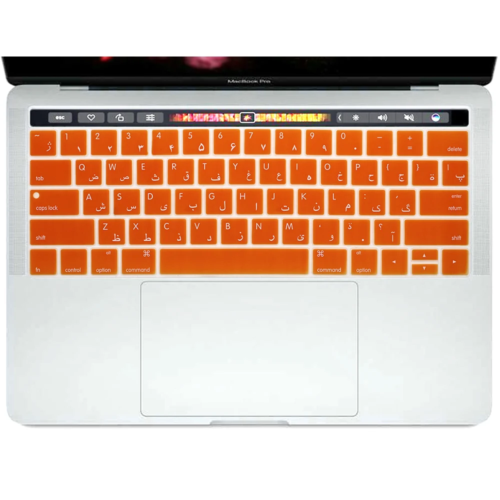 Силиконовая накладка на клавиатуру для нового Macbook Pro 13 дюймов A1706 и 15 A1707 2017
