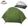 Naturehike Ultralight 1Person Camping Tent Backpacking Trekking Hiking Cycling Single Tents Waterproof PU4000 Green ► Photo 2/6