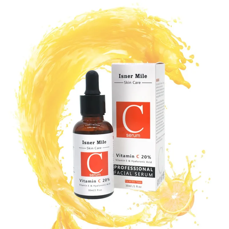 

Face Serum Vitamin C Hyaluronic Acid Whitening Anti-Aging Fade Spots Removing Freckle Anti Winkles Moisturizing Face Cream Care