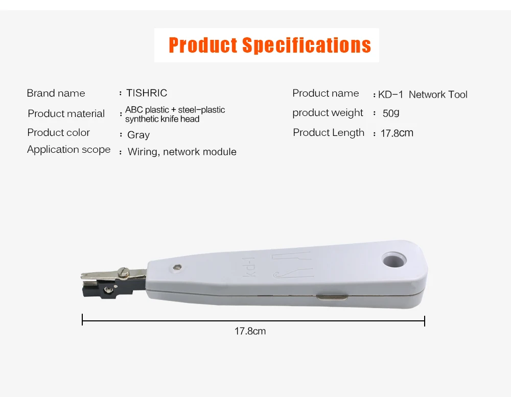 Tishric оригинальный Krone lsa-plus KD-1 Телеком телефонный кабель провод RJ45 удар вниз сеть набор инструментов Профессиональный