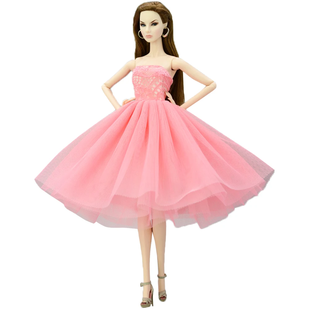 

NK 2019 Newest Doll Dress Short Ballet Dresses For Barbie Doll Clothes Fashion Clothes For Barbie Dolls Outfits 1/6 Doll 085A