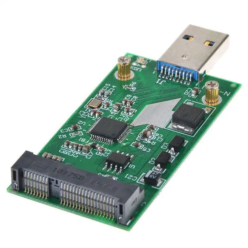 Usb 3 0 к Mini Pcie Msata Ssd Внешний Конвертор адаптер|Платы расширения| |