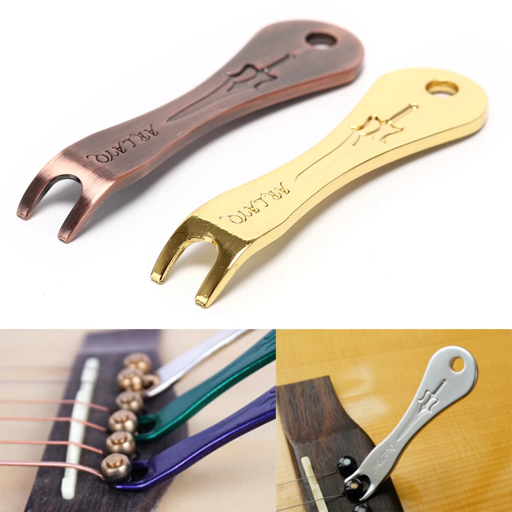 

1Pc Acoustic Guitar String Nail Peg Pulling Puller Bridge Pin Remover Handy Tool Stainless steel