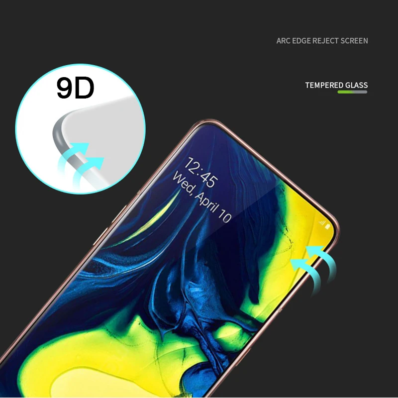 9D защитное закаленное стекло для samsung A70 протектор для samsung Galaxy A70 A80 A90 на Sumsung A 70 80 90 full glasses HD пленка