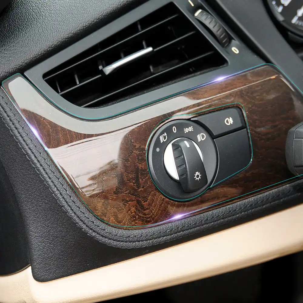Decorazione Interna Modanatura del Pannello di Controllo Centrale in Fibra di Carbonio Gear Panel della Decalcomania degli Autoadesivi Accessori for Porsche Decorazione Auto