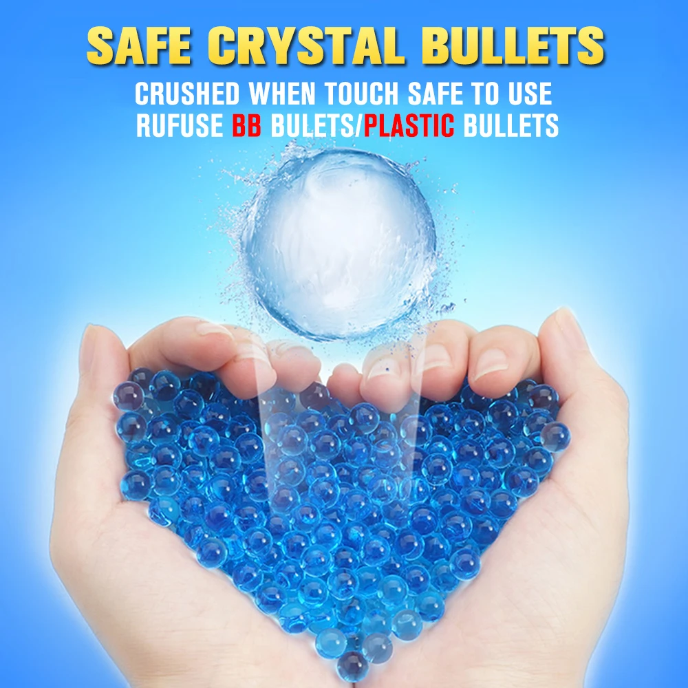 

13000pcs/bag Colored Orbeez Soft Crystal Water Paintball for Gun Bullet Grow Water Beads Grow Balls Water Gun Toys