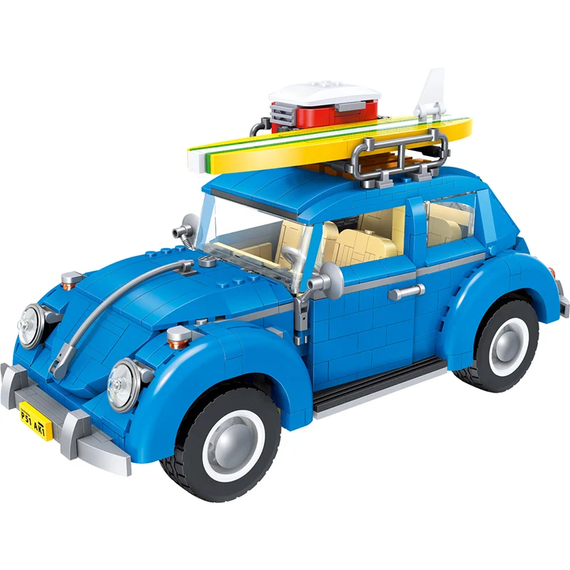 

1167pcs New Large Building Blocks Sets City Holiday Beetle Cars Compatible legoINGLYS Cars Technic Toys for Children