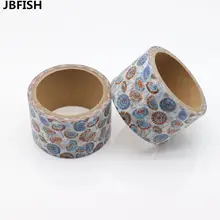 Лучшие Jbfish Высокое качество цветок одуванчика Васи Бумага маскирования Клейкие ленты S Скрапбукинг цветочный Клейкие ленты подарочная упаковка Стикеры 9004