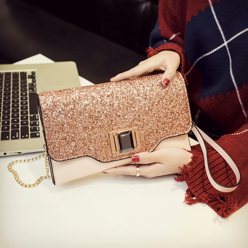 

Evening Party Clutch Bags Luxury Handbags Women Bags Designer 2019 Female Korean Style Fashion Chain High Quality Shoulder Bag