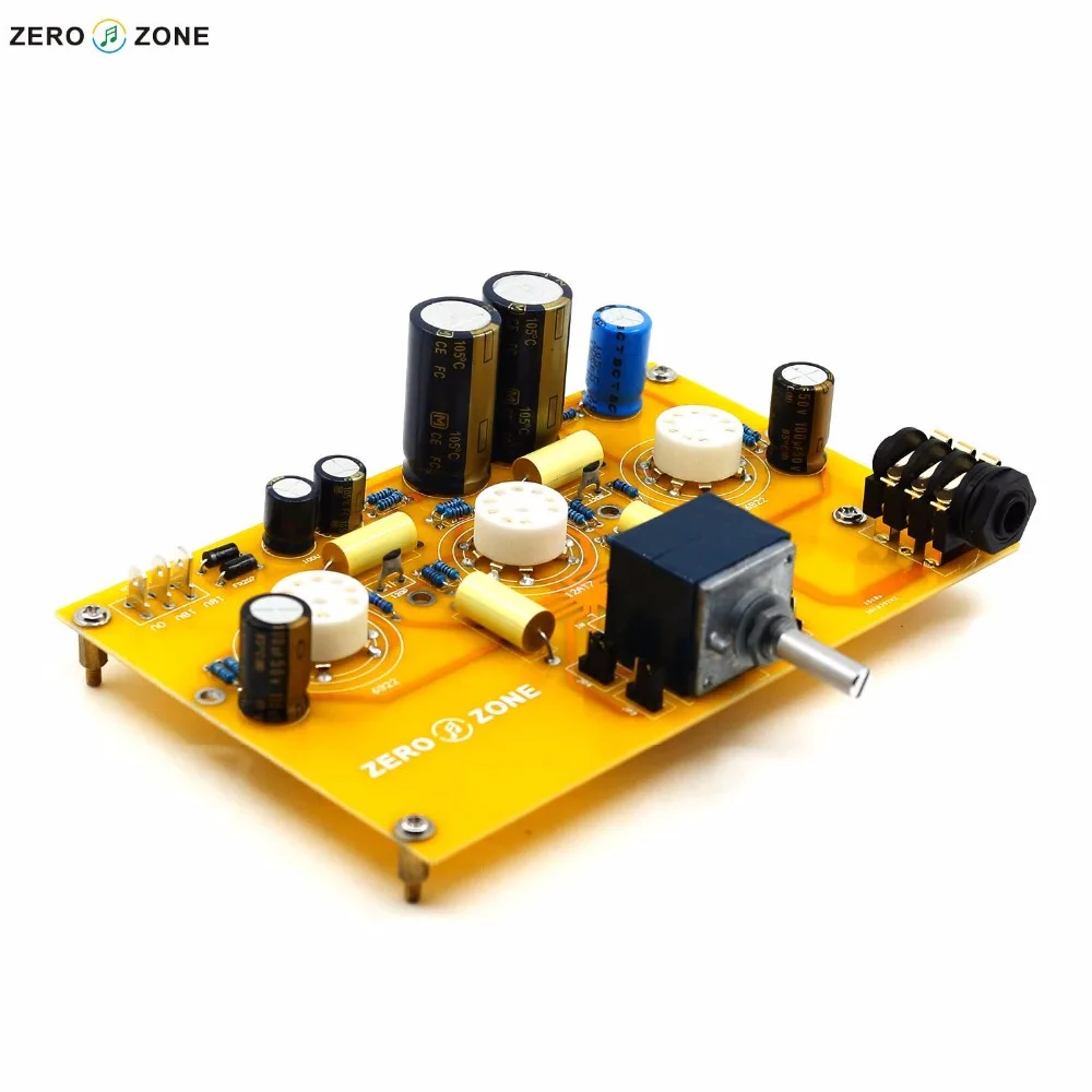 TU-2 ламповый усилитель для наушников готовая плата 6N2+ 6N6/6922(WCF улучшенный тип)+ потенциометр ALPS27