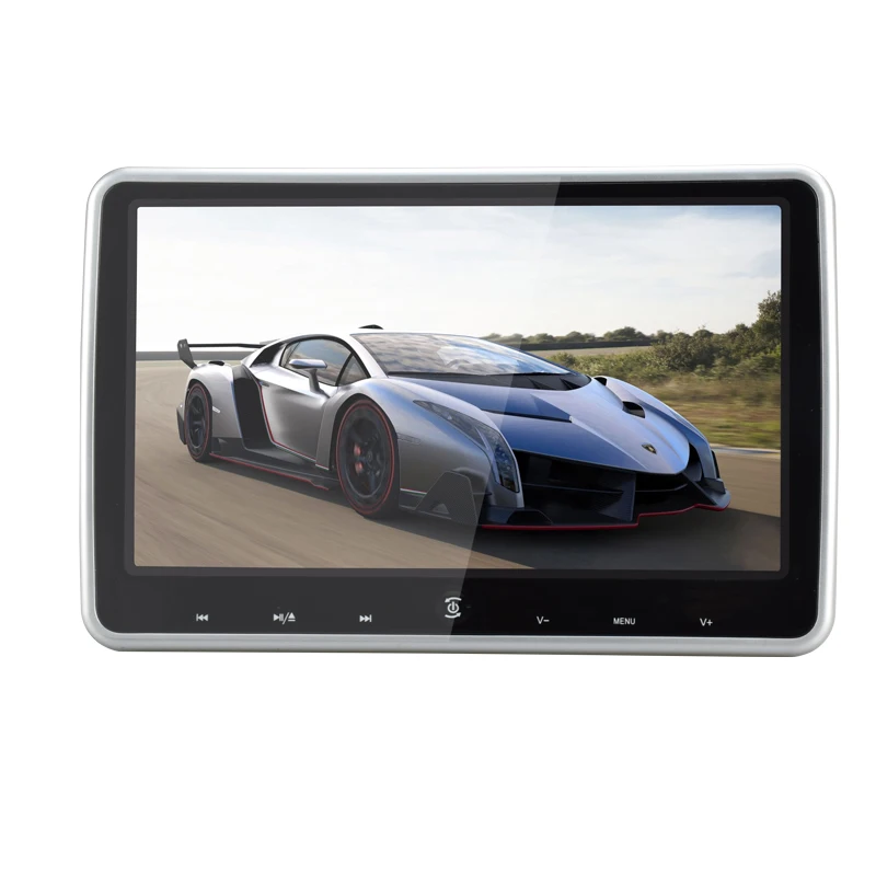 Cemicen 2 шт. 10,1 дюймов Автомобильный подголовник монитор HD цифровой ЖК-экран DVD Аудио Видео плеер с USB/SD/HDMI/IR/FM передатчик/игра