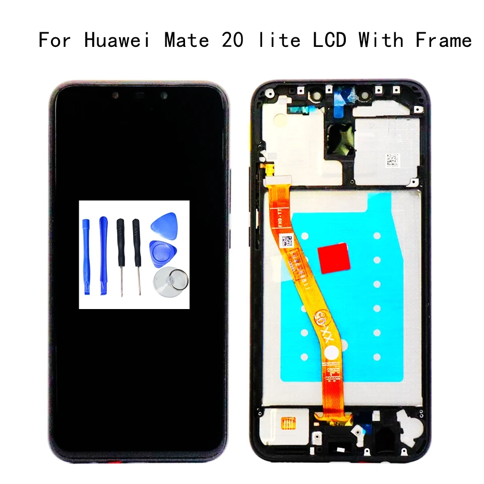 

For Huawei Mate 20 lite LCD Display Touch Screen Digitizer Assembly With Frame Replacement For Huawei Mate 20 lite LCD +Tools