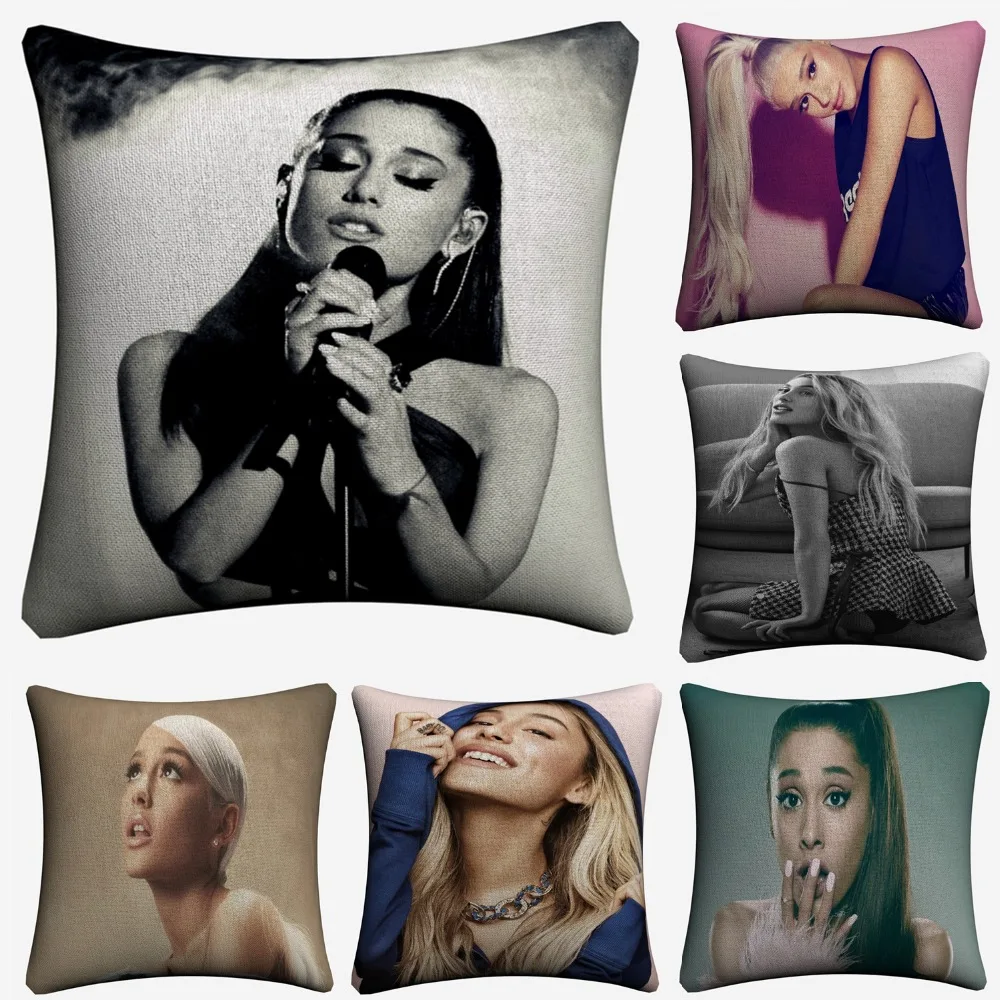Ariana Grande 2018 Сексуальная певица Декоративные Хлопок Лен Чехлы 45x45 см для диван