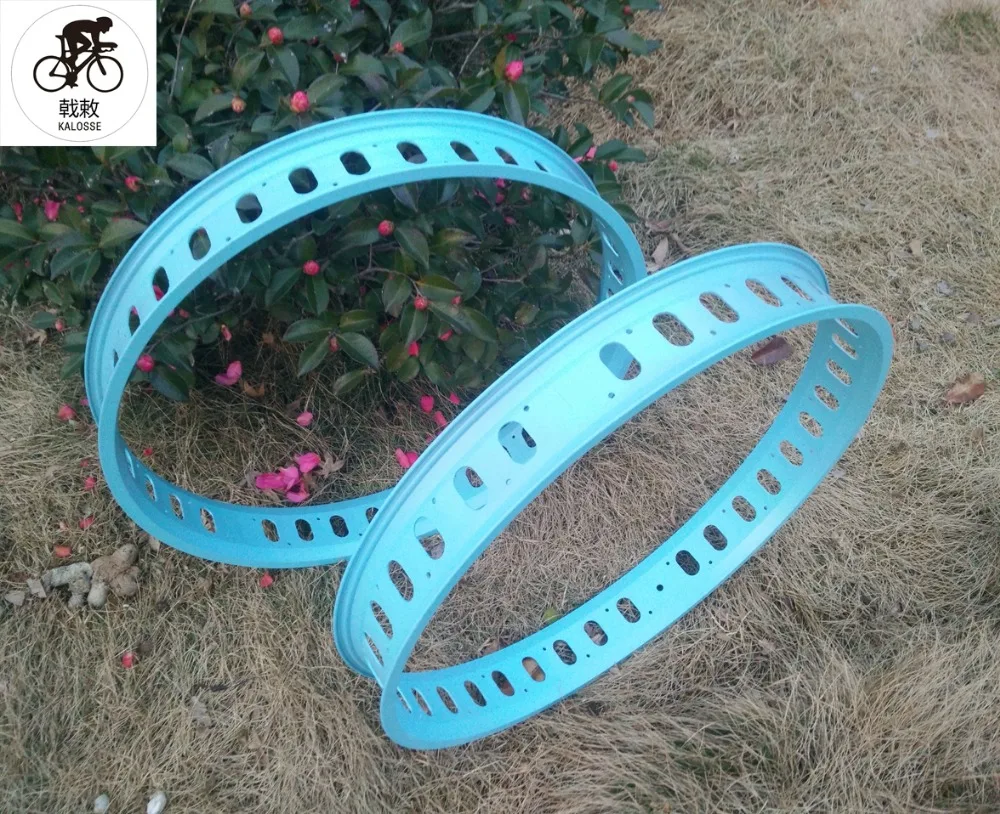 

Kalosse 36 Holes Snow bikes rim DIY color 26*4.0 tires rims alloy Fat bike rims 80mm width