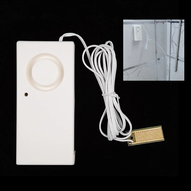 

Water Leakage Alarm Water Level Overflow Sensing Alerter Home Security Alarm Leakage Detector LCC77