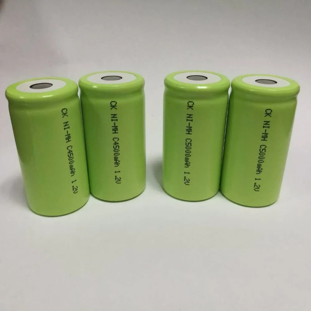 Sorvess 2 шт 5000mAh 1 V C размер Ni MH NiMH аккумуляторная батарея с низким саморазрядом для