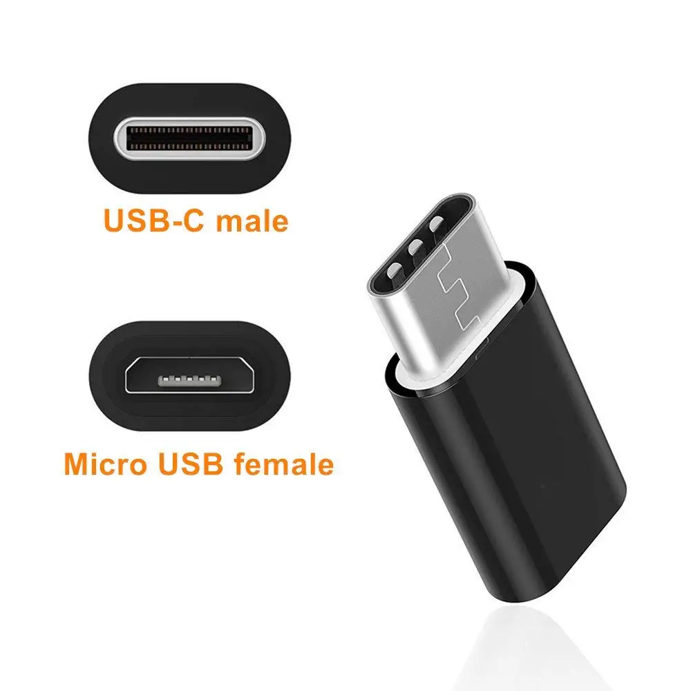 5 шт./лот Micro Usb штекер type-c Microusb к type C конвертер адаптер для huawei Macbook Xiaomi Otg данных зарядный кабель