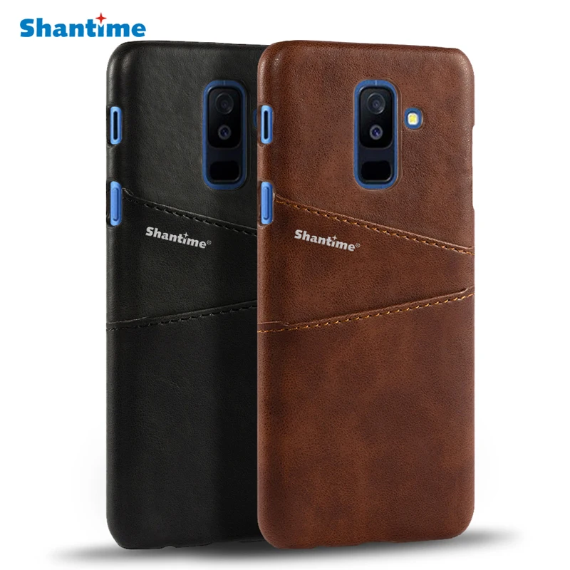 

For Samsung Galaxy A6 Plus Business Case For Samsung Galaxy J8 2018 Wallet Case For Samsung Galaxy J8 Plus Leather Phone Case