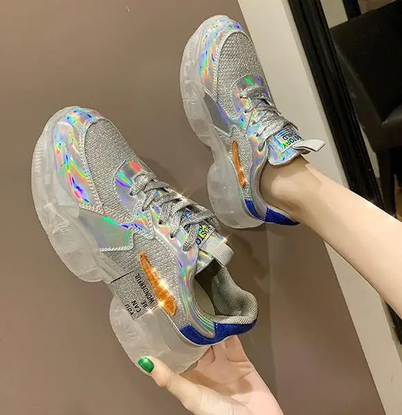 tenis plataforma transparente