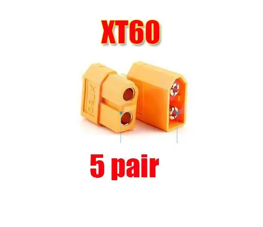 5 pair XT60 10/20 штук XT60 XT-60 штекерно-разъемы Вилки провод с силикатной гелевой обмоткой для Батарея(5/10 пар - Цвет: 5 pair XT60