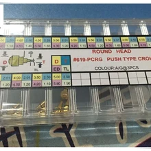 Часы из нержавеющей стали золотого цвета части фрикционные кнопки толкатели для часов хронографа