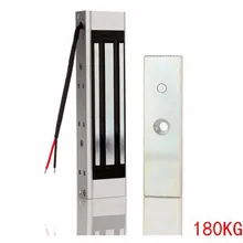 Электрический магнитный замок 180 кг контроль доступа одной двери использование для деревянной двери, пожарной двери, удерживающая сила: 350lbs