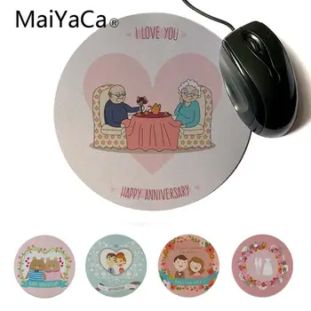 

MaiYaCa Hot Sales Anniversary New Silicone Pad to Mouse Game Custom Design Gaming Computer Round Mouse pads