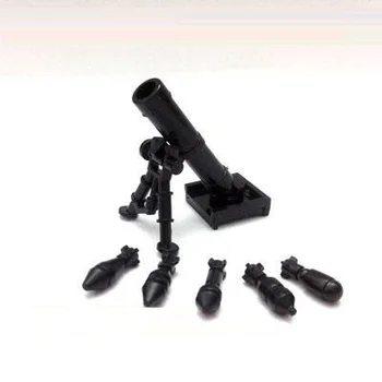 

WW2 Mortar World War Military Swat Police Weapon Accessories Playmobil City Figures Parts Original Blocks Mini Toy & Hobbies