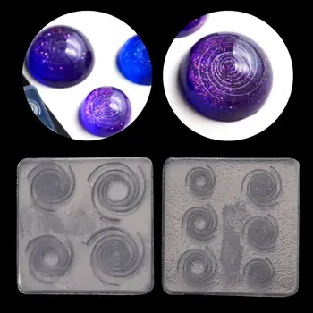 

Sky Spiral Jewelry Mold UV Epoxy Resin Silicone Molds Starry Sky Jewelry Making