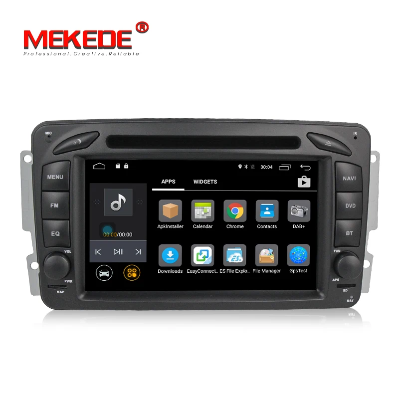 MEKEDE M518 Android7.1 автомобильный магнитофон gps dvd-плеер для Benz W209 W203 W463 Viano W639 Vito поддержка 4G wifi BT