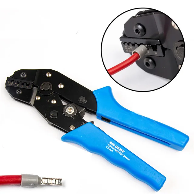 

1pc Professional SN-06WF 0.25-6mm2 Crimping Pliers Crimper Press Hand Tool 22-10AWG for End-sleeve Cable Clamp Locking Terminals