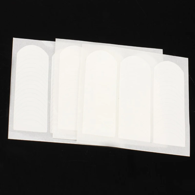 

3 Pcs/Set Nail Art Form Fringe Guides Sticker DIY Line Tips White ---MS