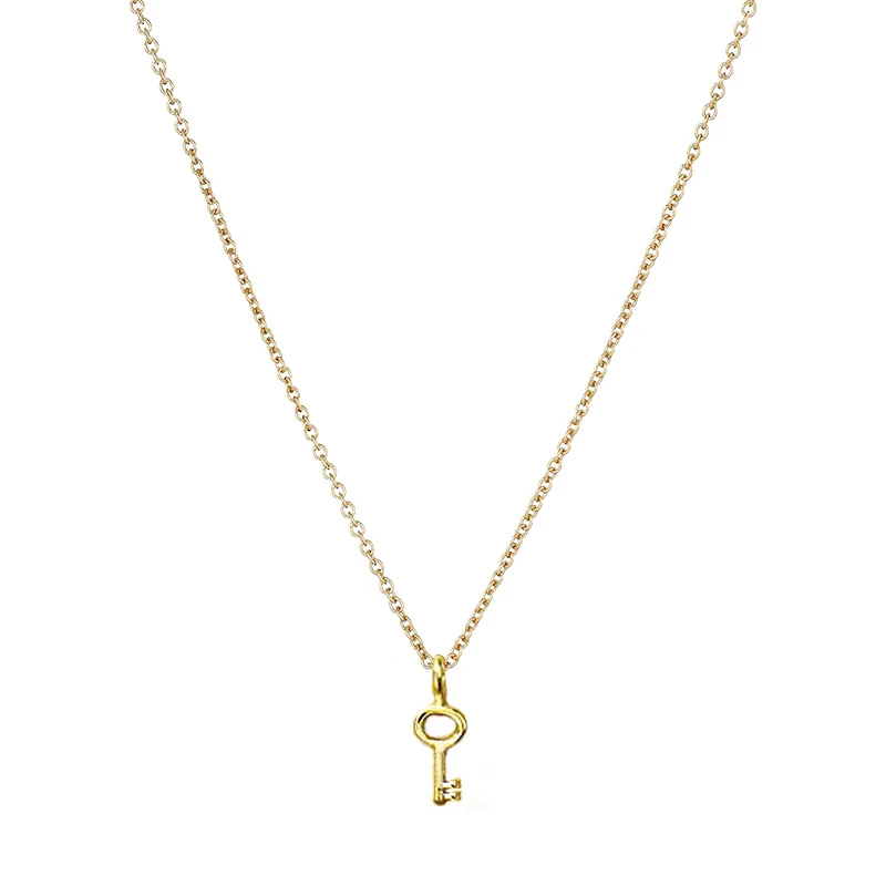 key necklace gold
