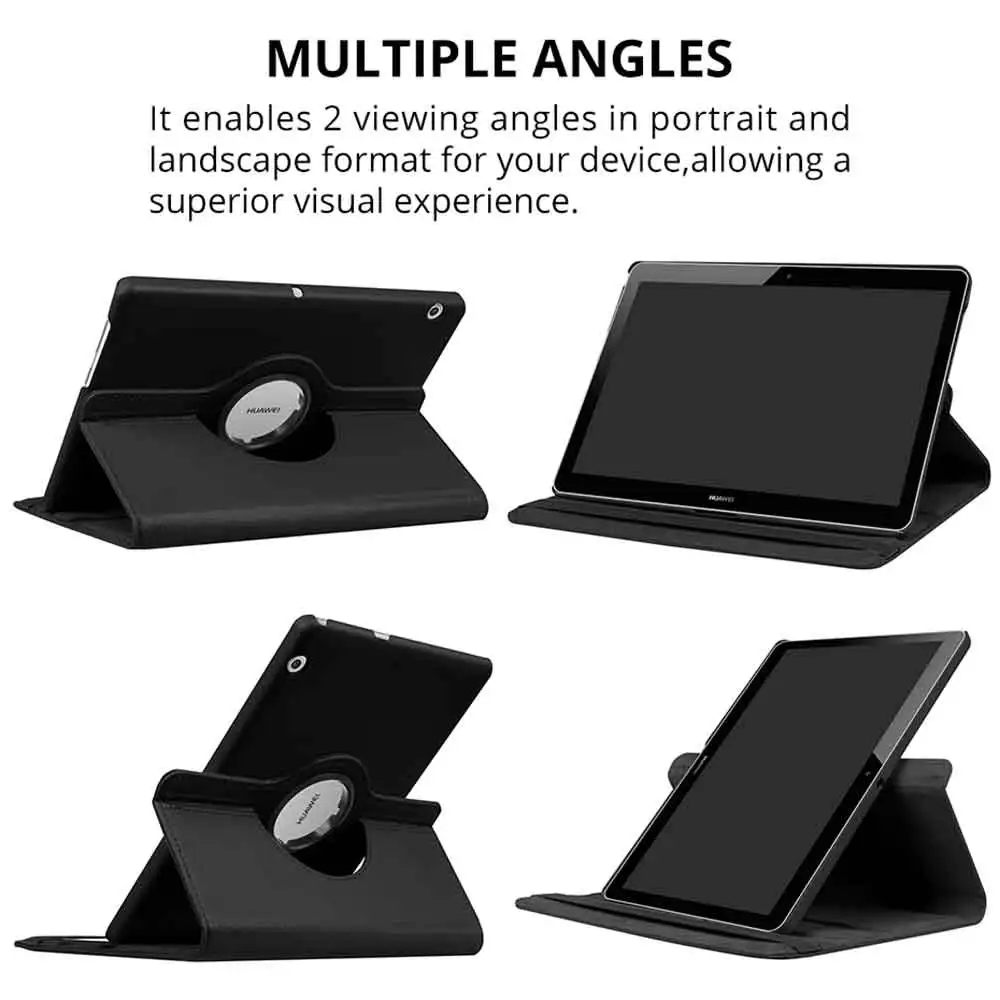 360 Вращающийся чехол для Huawei MediaPad T3 10 Крышка AGS W09 L09 L03 9 6 ''планшет откидной