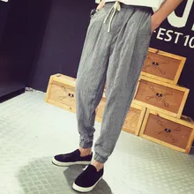 Мужские брюки большого размера; Свободные повседневные брюки