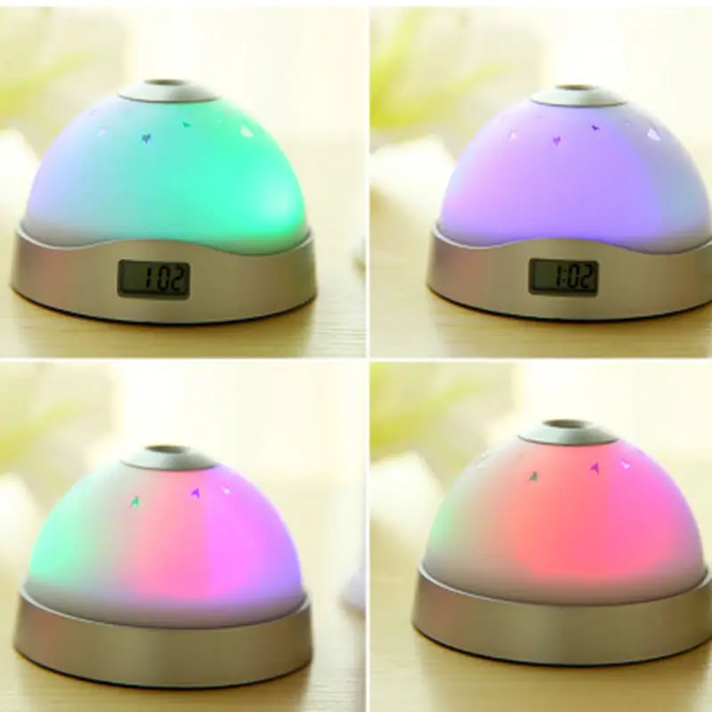 2016 New modern LED Starry projector Digital Alarm Clock electronic