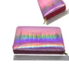 96 Slots Nail Stamping Plate Holder Case Rainbow Laser Style Rectangular Manicure Nail Art Plate Organizer with Double Zippers 6