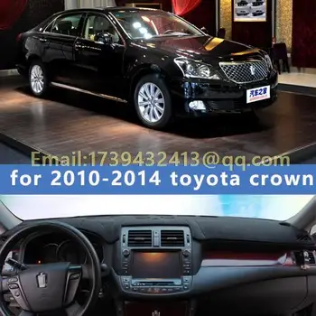 

dashmats car-styling accessories dashboard cover for toyota crown S180 S200 S210 generation 13 2010 2011 2012 2013 2014