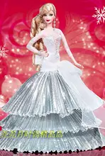 FREESHIPPING Fashion Girl dolls,2008 holiday Princess DOLL Christmas gift suit girl